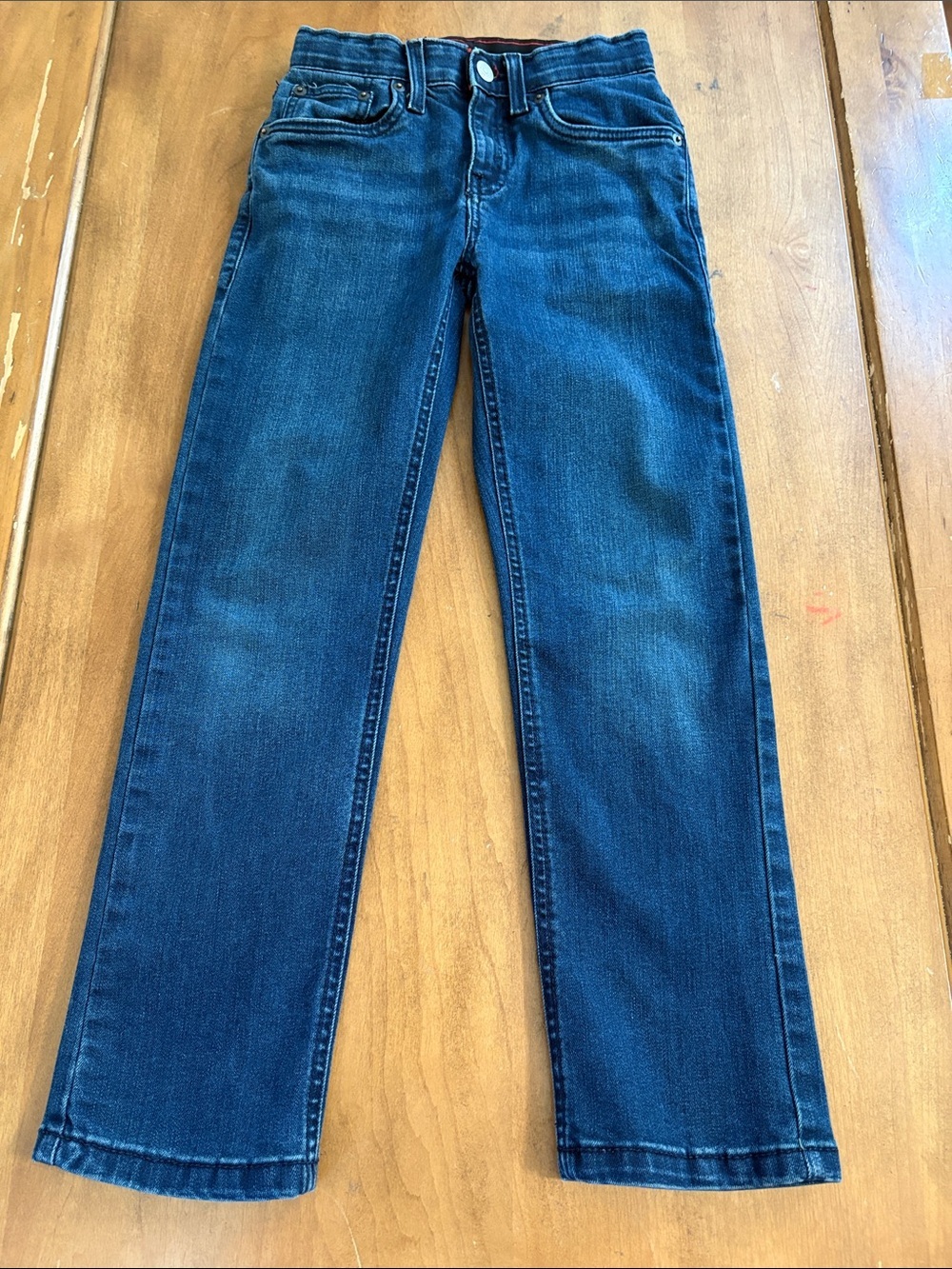 Levi's Blue Straight-Leg Jeans Size 8